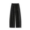 Tencel Linen Polka Dot Sickle Pants Women's 1116 Summer Thin High Waist Loose and Thin Drape Casual Scimitar Pants