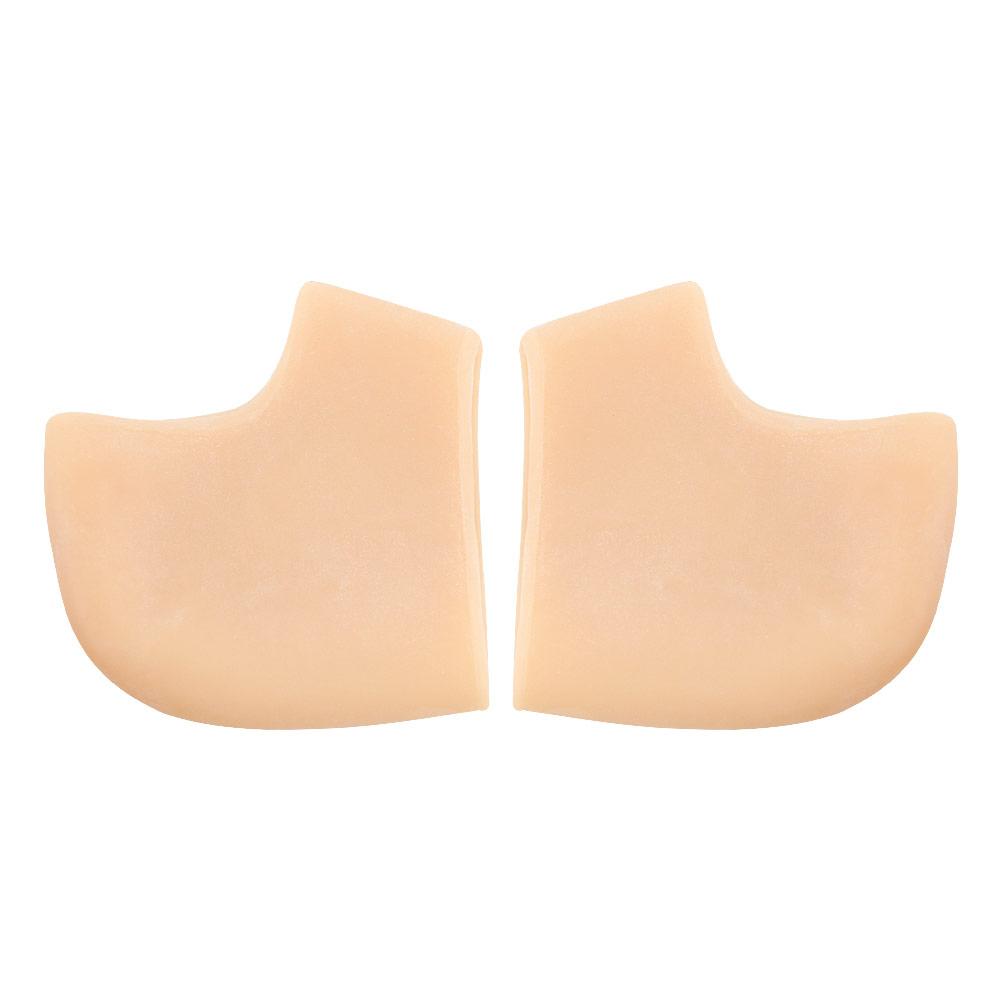 

1 пара Універсальний розмір Захисний рукав для п яти SEBS Подушечка для підошовного фасціїту, мозолів, шпори Nude