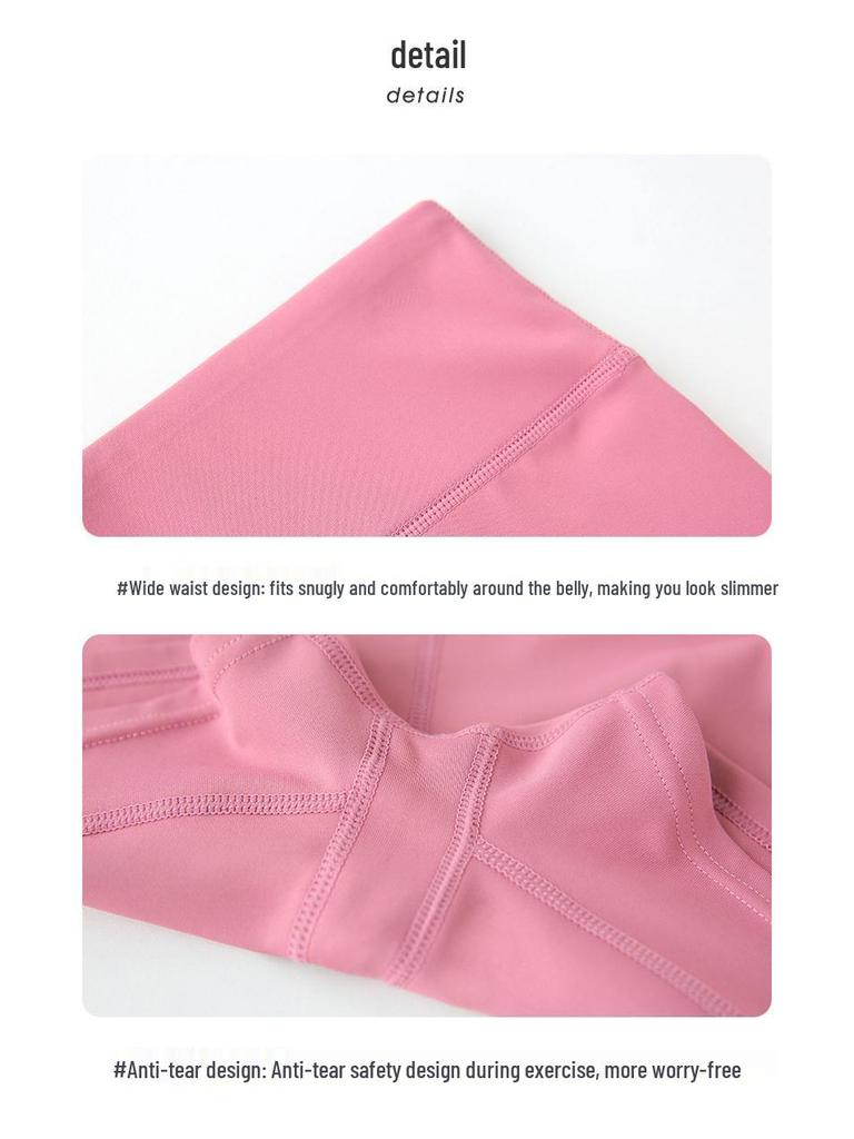Women's High Waist Yoga and Running Fitness Shorts - Summer Outdoor Hip-Lifting Cycling Sports Hot Pants