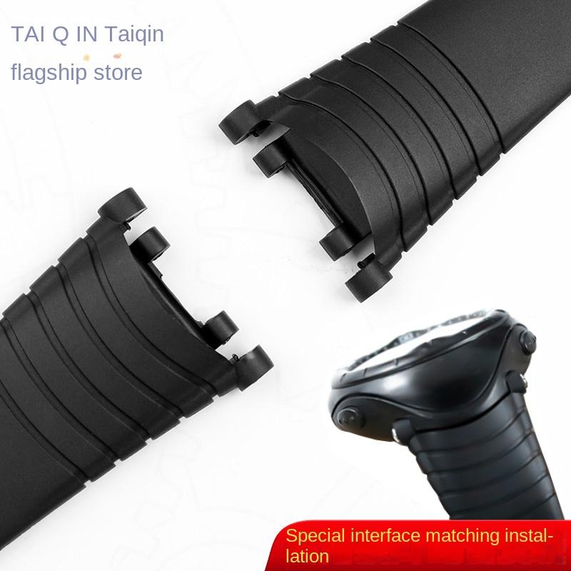 For SUUNTO VECTOR Rubber Watchband Replace Silicone Men's Watch Strap Pin Buckle Accessories Feed Tool Screw Rod