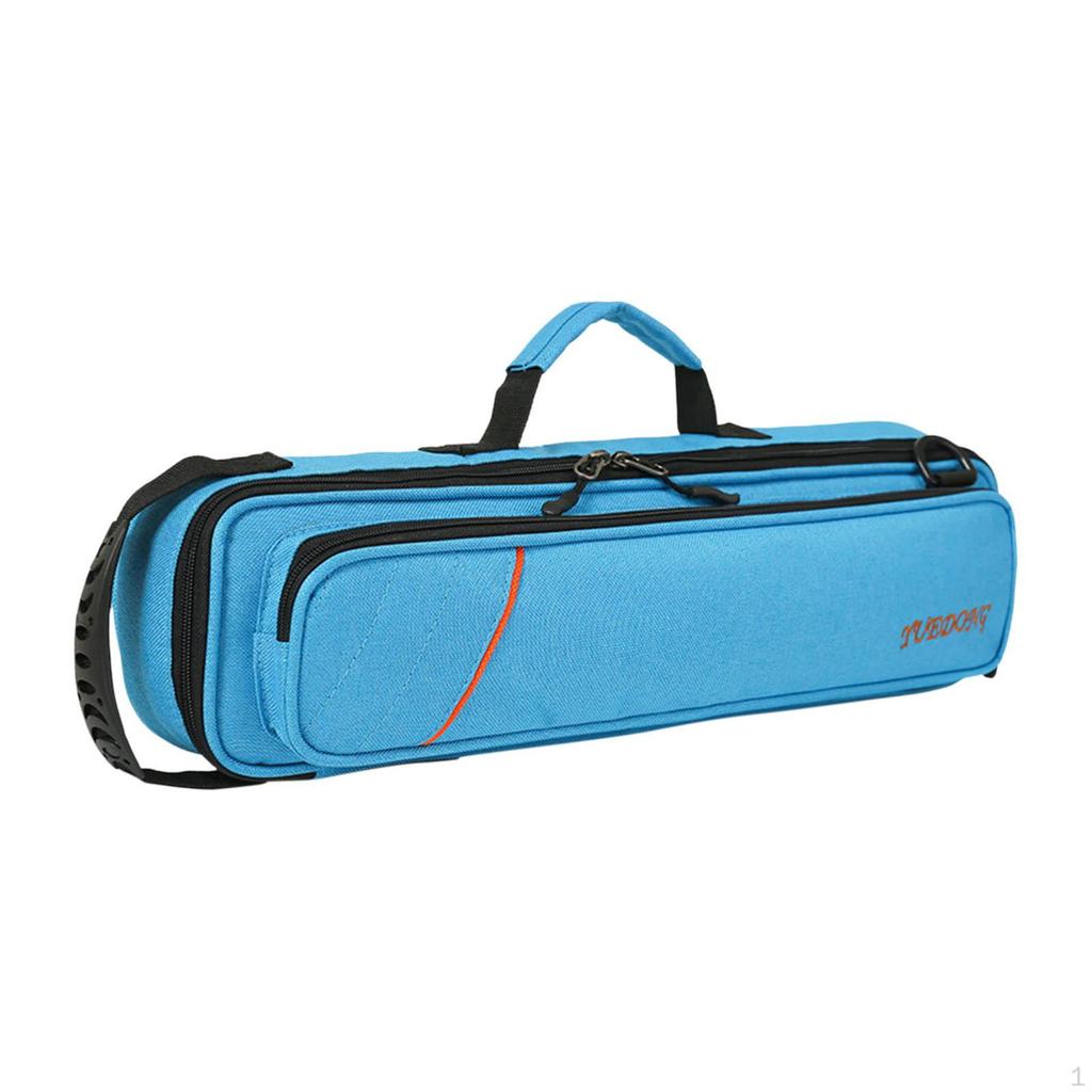 Flute Case Soft Bag with Carrying Handle Shoulder Strap Instrument