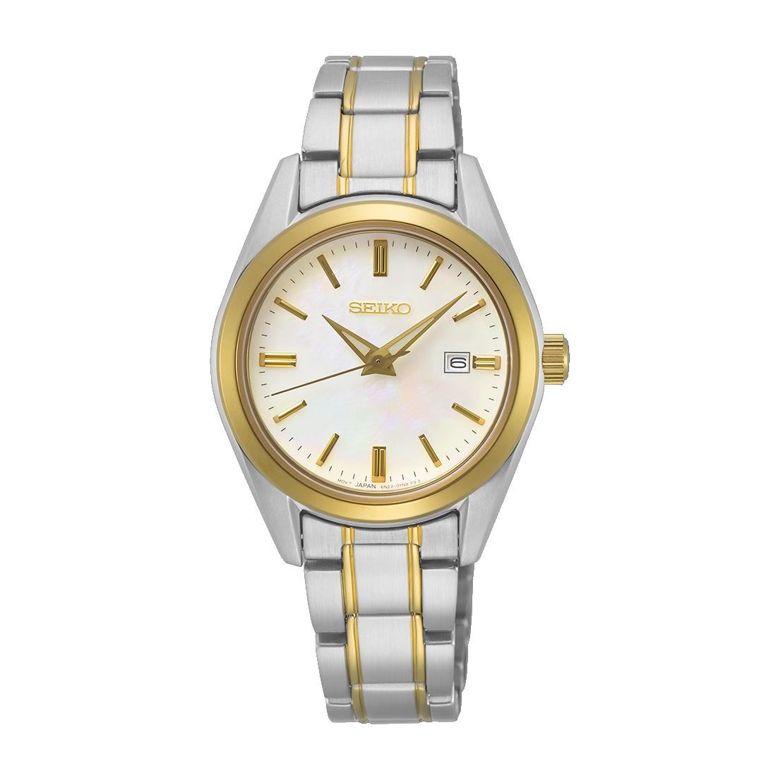 

SEIKO Классические Женские Часы на Кварцевом Механизме с Сапфировым Стекло и Корпусом из Нержавеющей Стали SUR636P1