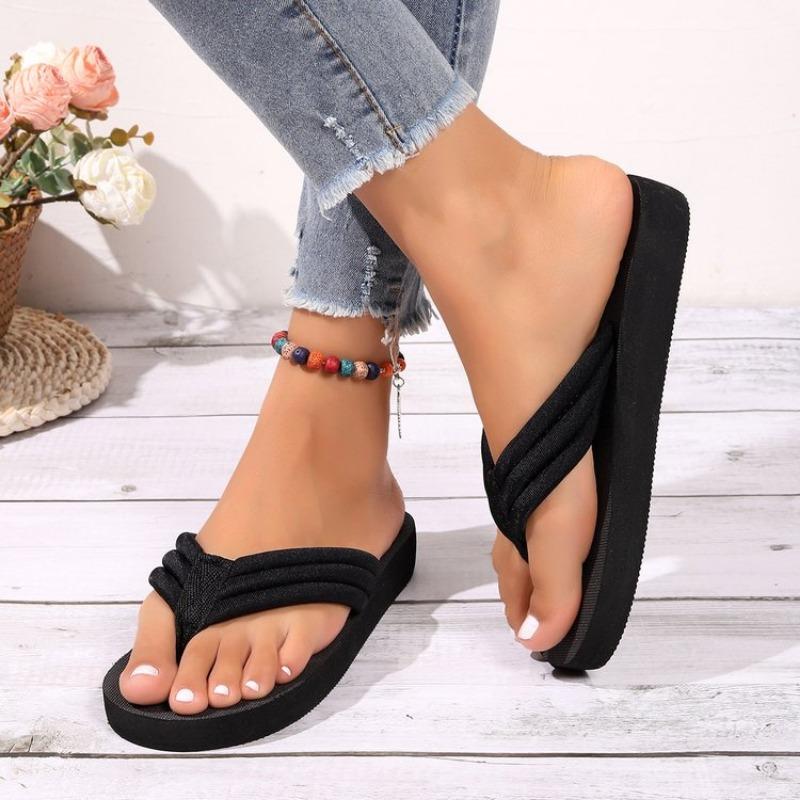 Fashion Flip Flop Women Platform Flip Flop 2025 Summer Bathroom Slippers Outdoor Beach Shoes Light Sandals Slides Women Shoes for Women