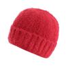 Korean Style Women's Winter Knit Wool Hat with Loose Ear Protection - Trendy and Warm for Large Head Circumference