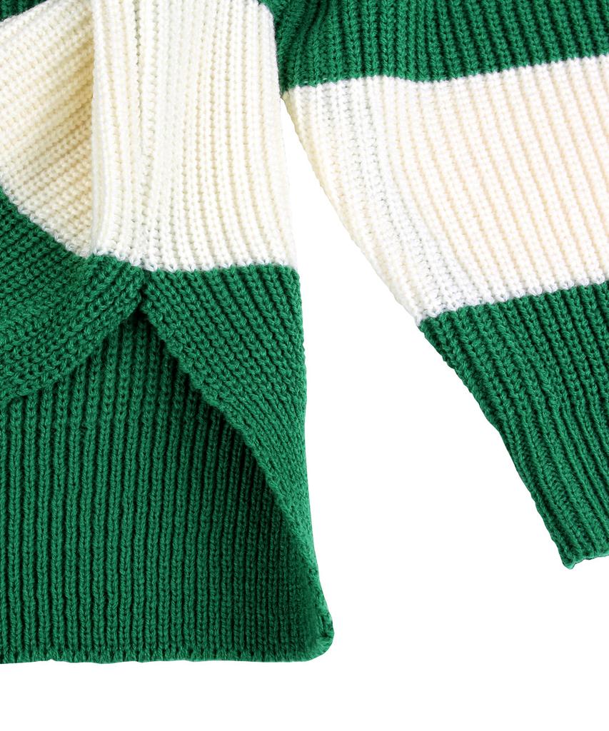 NODU Bold Rugby Hazzi Knit [Green]