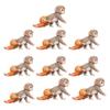 10 Sheets Funny Monkey Hugging Plush Toy Stickers Quirky Vinyl Decals for Laptops Water Bottles Luggage Skateboards Waterproof DIY Crafts