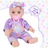 12" Reborn Rubber Baby Doll & Backpack Set - Soothing Toy for Children