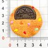 Medium Cat Snack Cookie Resin Accessories: Cream Glue DIY Clips, Hair Ties, Shoe Buckles, Water Cup Materials.