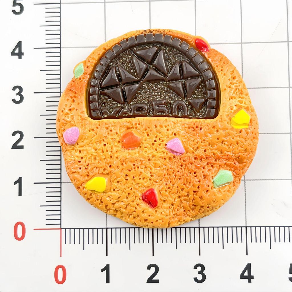 Medium Cat Snack Cookie Resin Accessories: Cream Glue DIY Clips, Hair Ties, Shoe Buckles, Water Cup Materials.