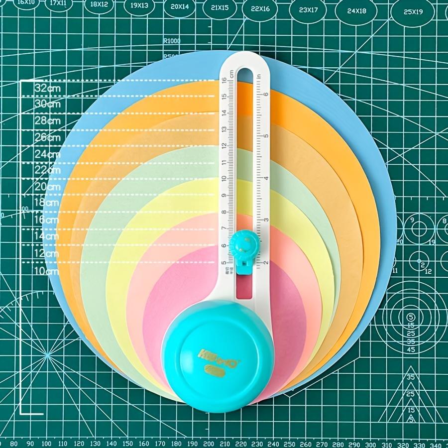 1pc 360° Paper Cutter, DIY Circular Paper Cutter, Cutting Diameter 10-32cm