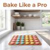 Lebensmittelechtes Silikon Macaron Backmatte Antihaft Runde Keksplatte Hausbacken Gebäck DIY Dessert