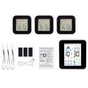 Indoor Outdoor Thermometer Wireless Tuya Weather Station with 3pcs Sensors Humidity and Temperature Meter Real Time