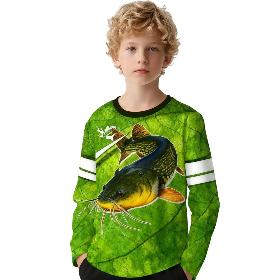 Outdoor Fishing 3D Print Children's Tops from 2 to 8 Year T-Shirts for Boys Girls Kids Clothes Summer Short Sleeve Clothing Boy