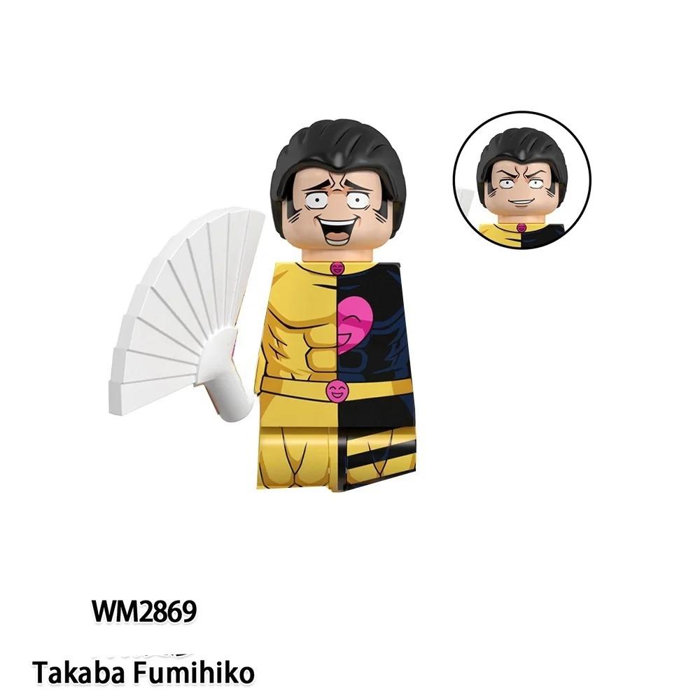 Jujutsu Kaisen Anime Cartoon Gojo Satoru Itadori Yuj Fushiguro Megumi Okkostu Yuta Bausteine Mini-Actionfiguren Kinderspielzeug