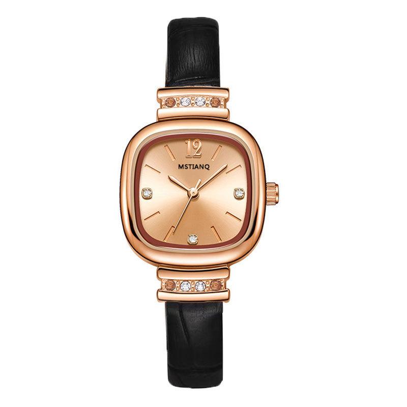 Cold Wind Small Sugar Cube Watch Temperament Advanced Sense Design Niche High Value Light Luxury Watch Women