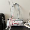 Sweet bow small bag women 2025 new commuter versatile shoulder armpit bag fashion temperament fresh lady