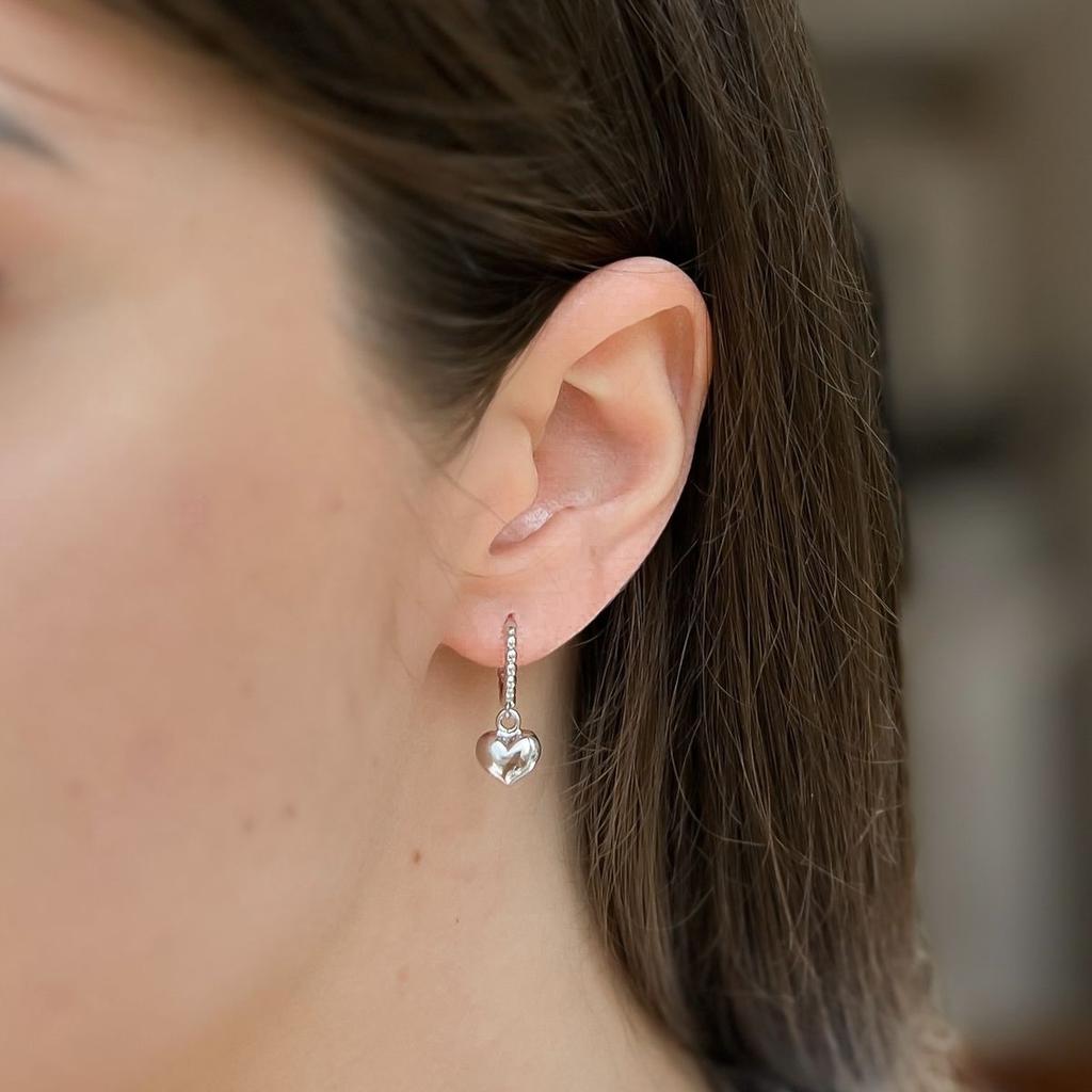 Silver Earrings Without Stones (2144625)