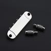 4 String Guitar Bridge Replacement Roller Saddle Guitar Bridge Tailpiece Electric Guitar Bridge Easy To Install