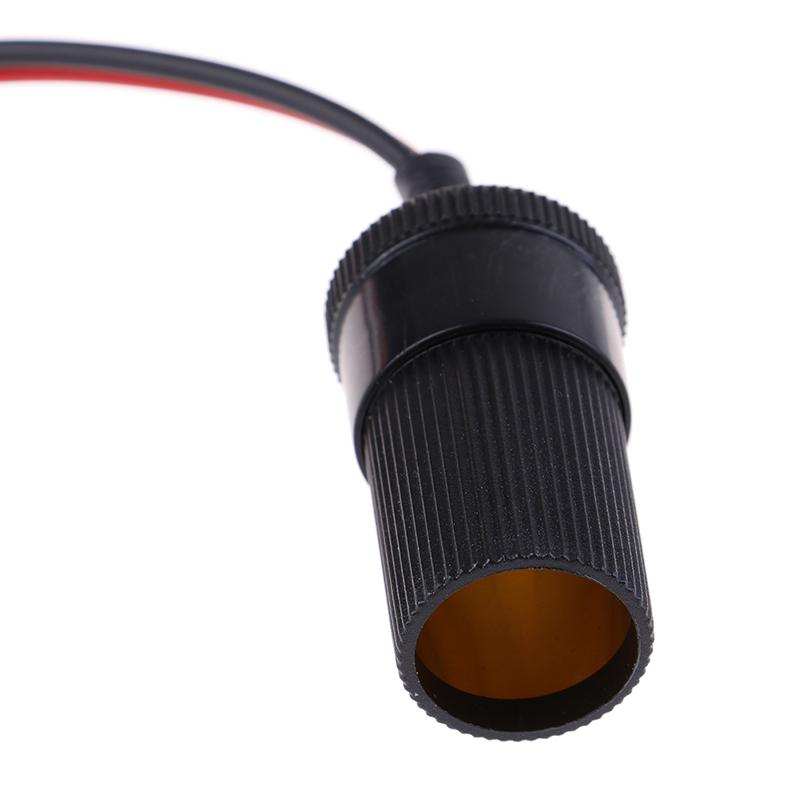 12V Battery Terminal Clip-On Cigar Cigarette Lighter Power Socket Adapter Plug