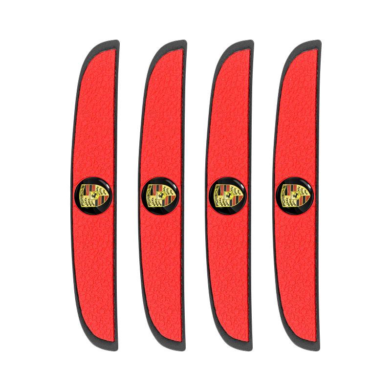 

4 шт. Наклейки полоски для защиты от царапин и столкновений на кромку двери автомобиля для Porsche Boxster Cayenne Panamera Macan Cayman 911 918 996 917 991