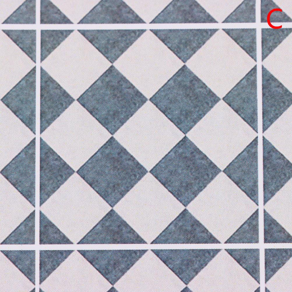 1:12 Doll House Kitchen Dining Bathroom Living Room Floor Wallpaper Acrylic Floor Tiles for Doll House Furniture Accessories