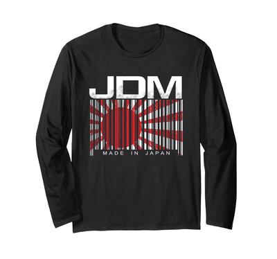 JDM Barcode Made In Japan Motorsports Shirt Long Sleeve Men's T-Shirt T-Shirt