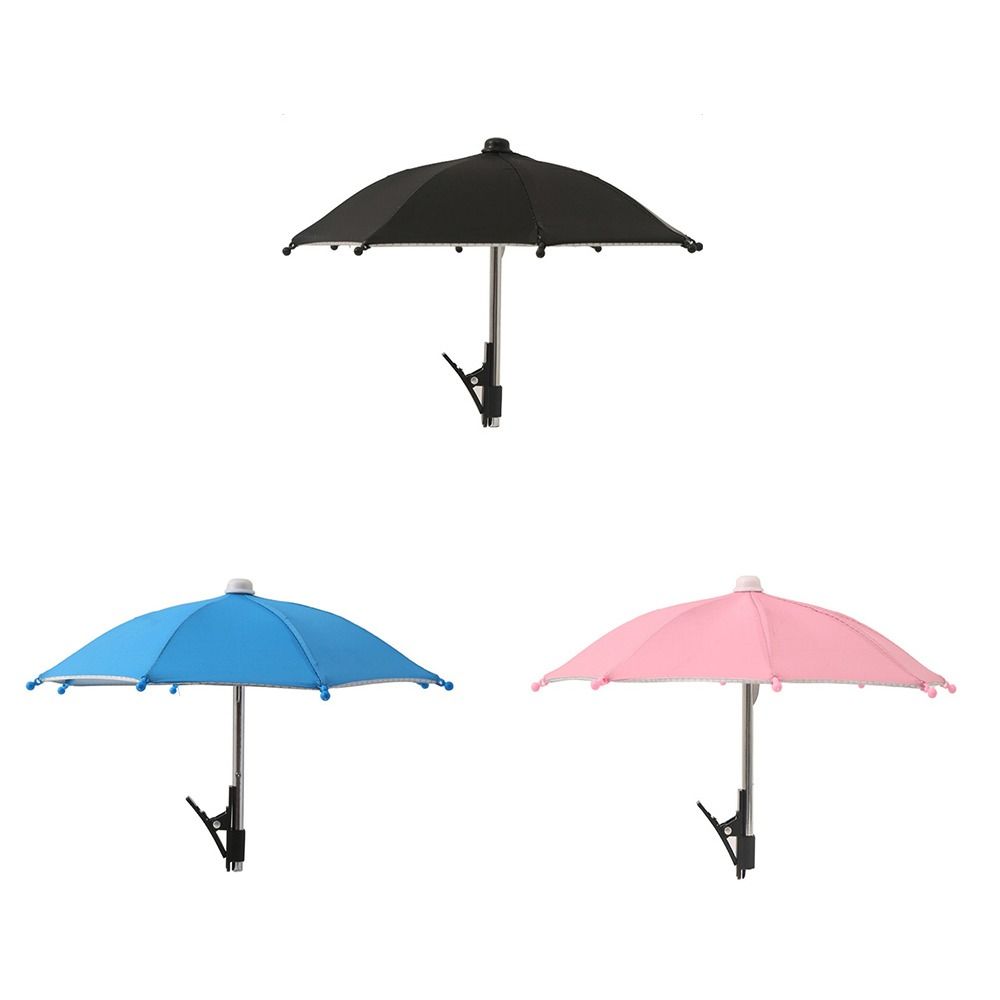 Anti-Glare Phone Umbrella Holder Sun Protection Phone Water-Resistant Umbrella Outdoor