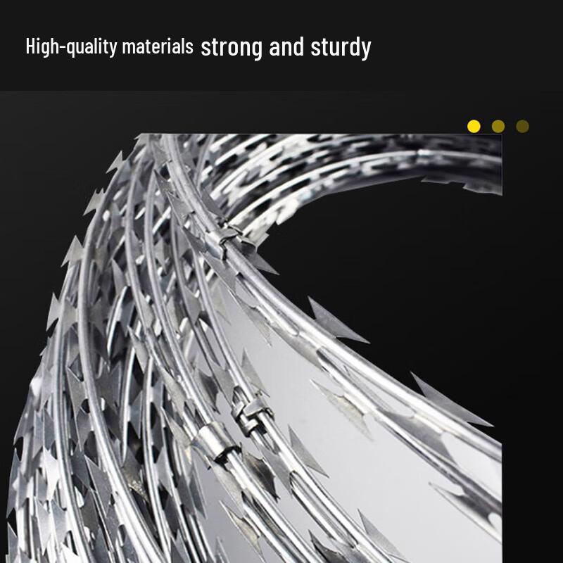 Hot-dip Galvanized Razor Wire Fence