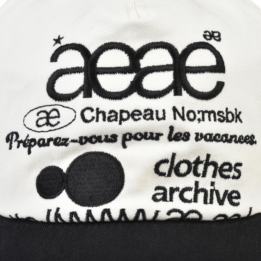 Eiieii Web Logo Two Tone Ball Cap - [White/Black]