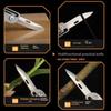 Titanium Alloy Multi functional Knife Keychain Mini EDC Unpacking and Unpacking Express Tool Bottle Opener Small Crowbar