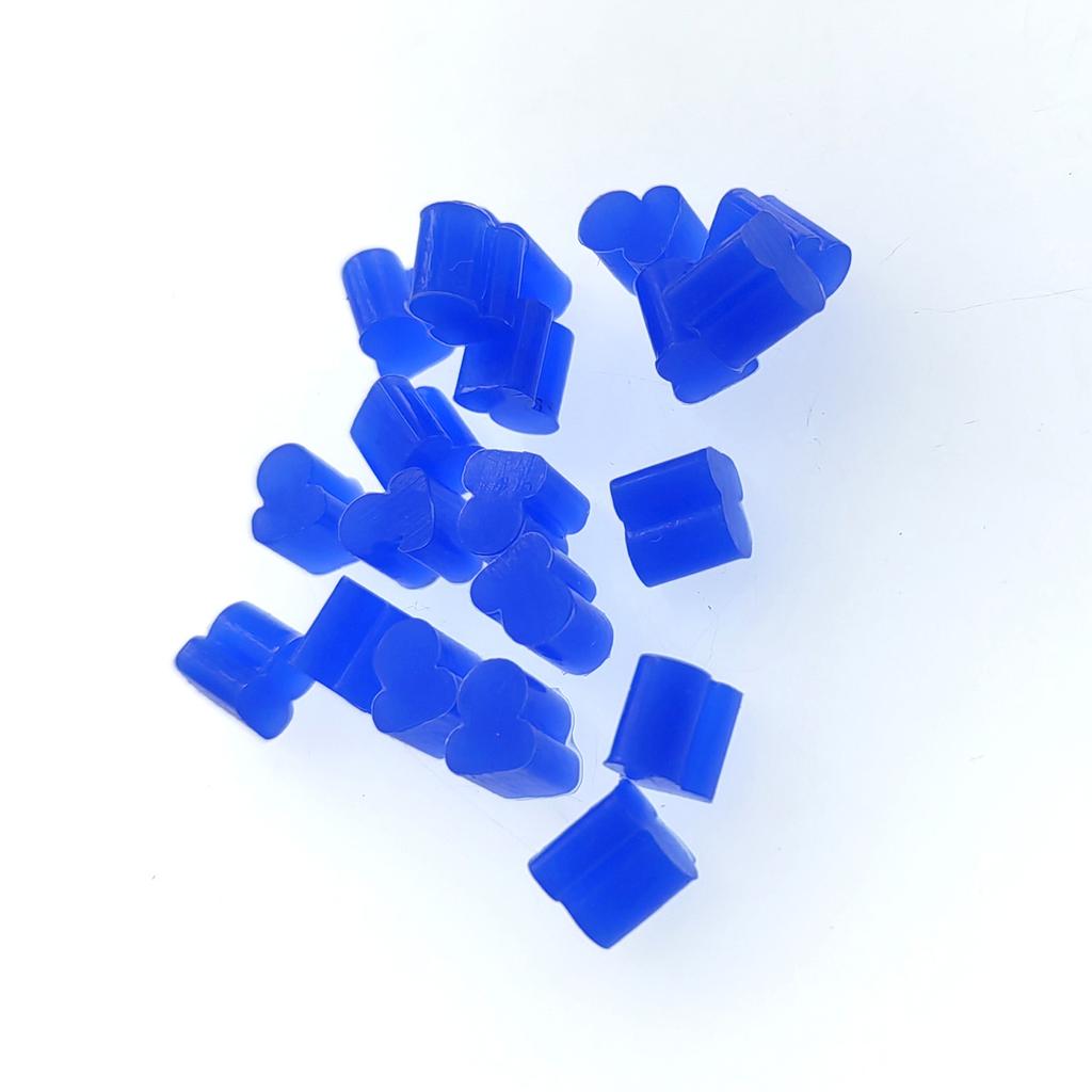 Silicone Pads for Tenor Horn and French Horn Valves Rubber Pads Rubber Stopper for Rotor Valves Transparent Elastic Leather Pads