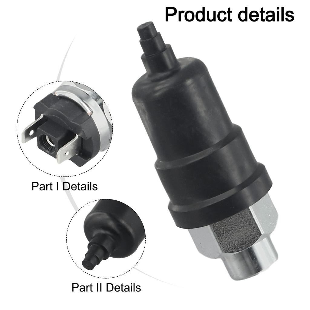 Flexibler Spannungssupport Pneumatischer Luftdruckschalter für Kompressoren und Hydraulik 1 Million Zyklen Lebensdauer