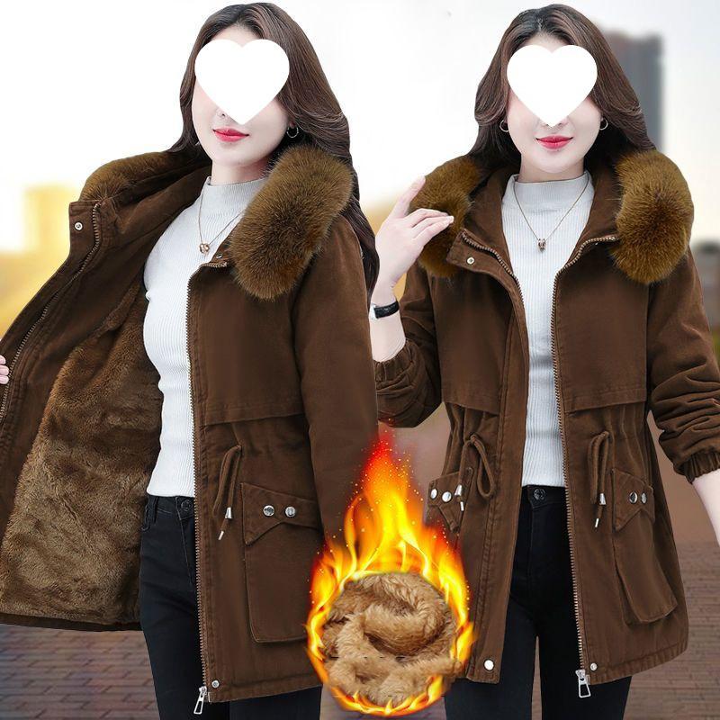 Padded Jacket Women's Short Winter Velvet Lamb Velvet Thickened Jackets