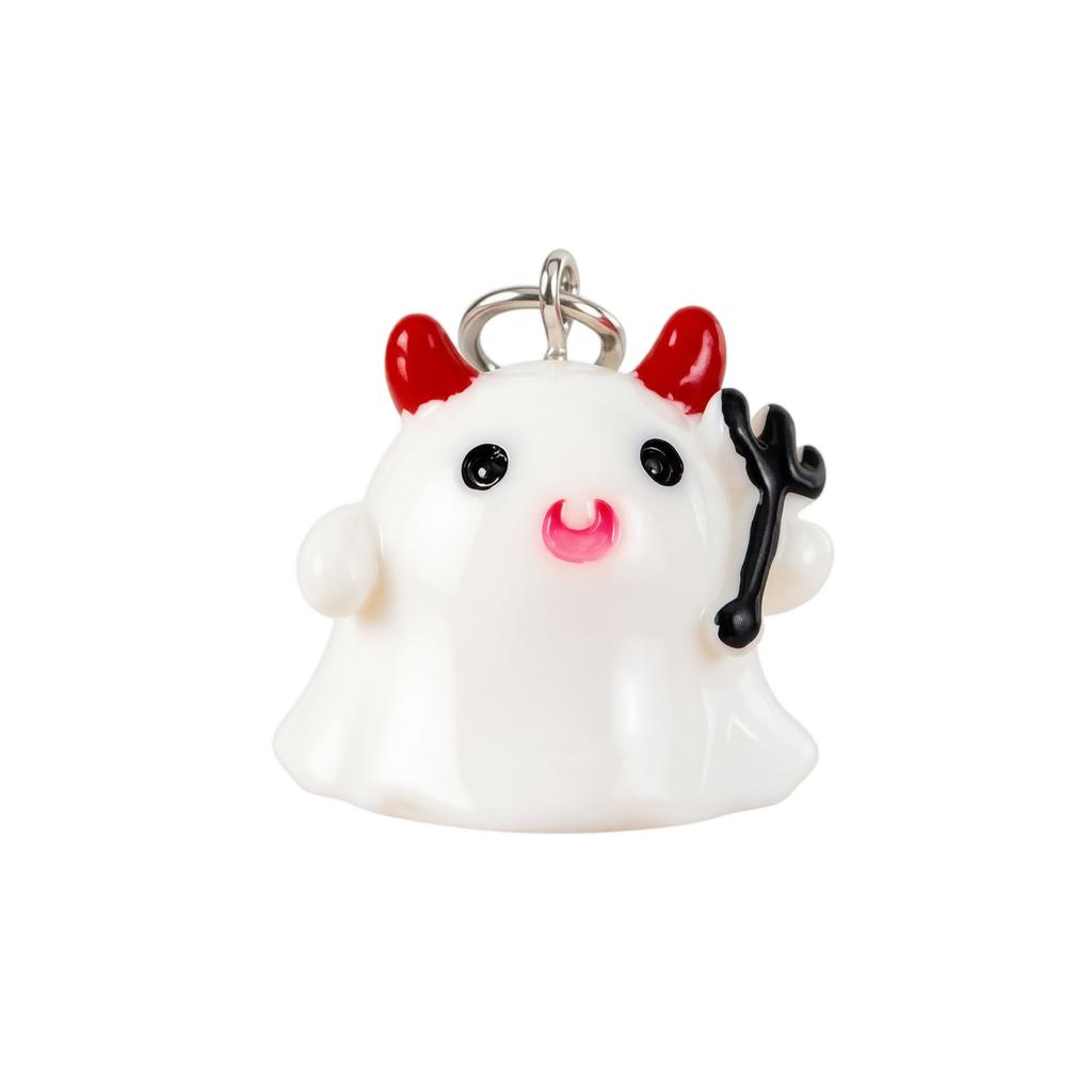 Halloween Keychain 3D Resin Pendant for Party Favors and Bag Decorations