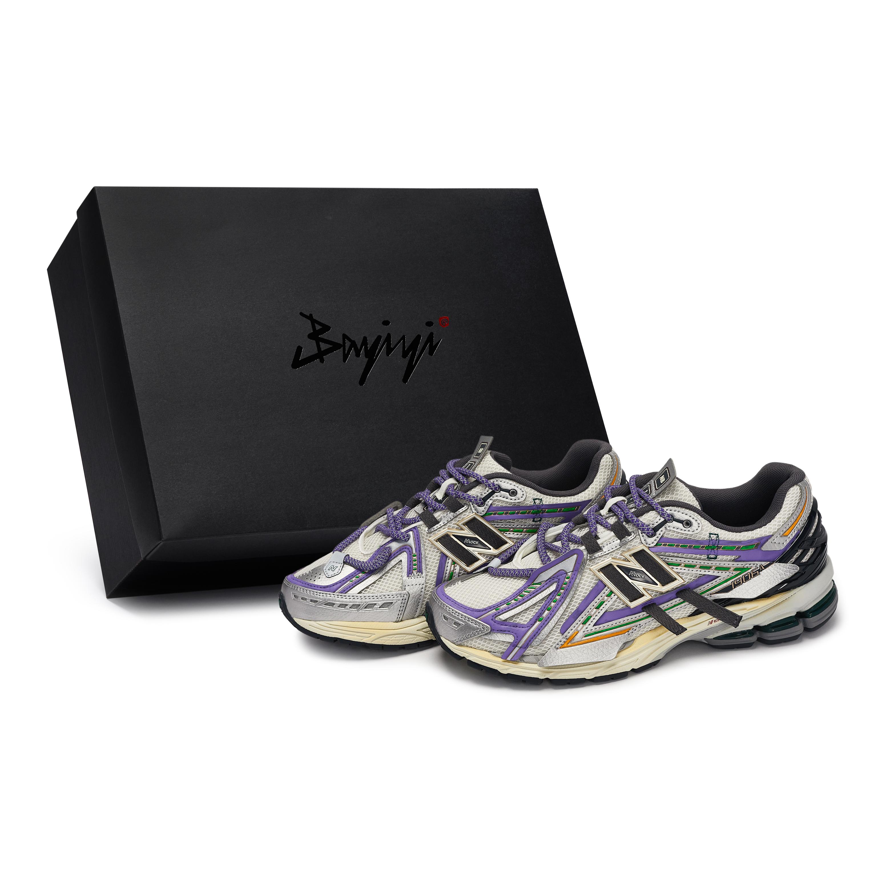 

New Balance 1906 Abrasion Resistant Abrasion Resistant Low top Running Shoes Men s Gray Silver Purple M1906AD(Team80-S-BOX) D-Width 37.5