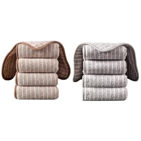 5/10/20Pcs Cleaning Rags Water Absorbent Kitchen Dishcloth Set with Hanging Ring Design Kitchen Cleaning Clothes