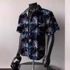 Herren Sommer Hawaii Hafen Stil Kurzarmhemd Mode Lässig 3D Druck Locker Strandurlaub Herren Kurzarmhemd