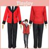 Kakegurui Jabami Yumeko Ryota Suzui Uniform Cosplay Costume With Exquisite Workmanship And Breathable Material For Halloween Parties