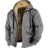 Winter Hoodie for Men Handsome and Versatile Hooded Loose Jacket Plush and Thickened for Autumn and Winter