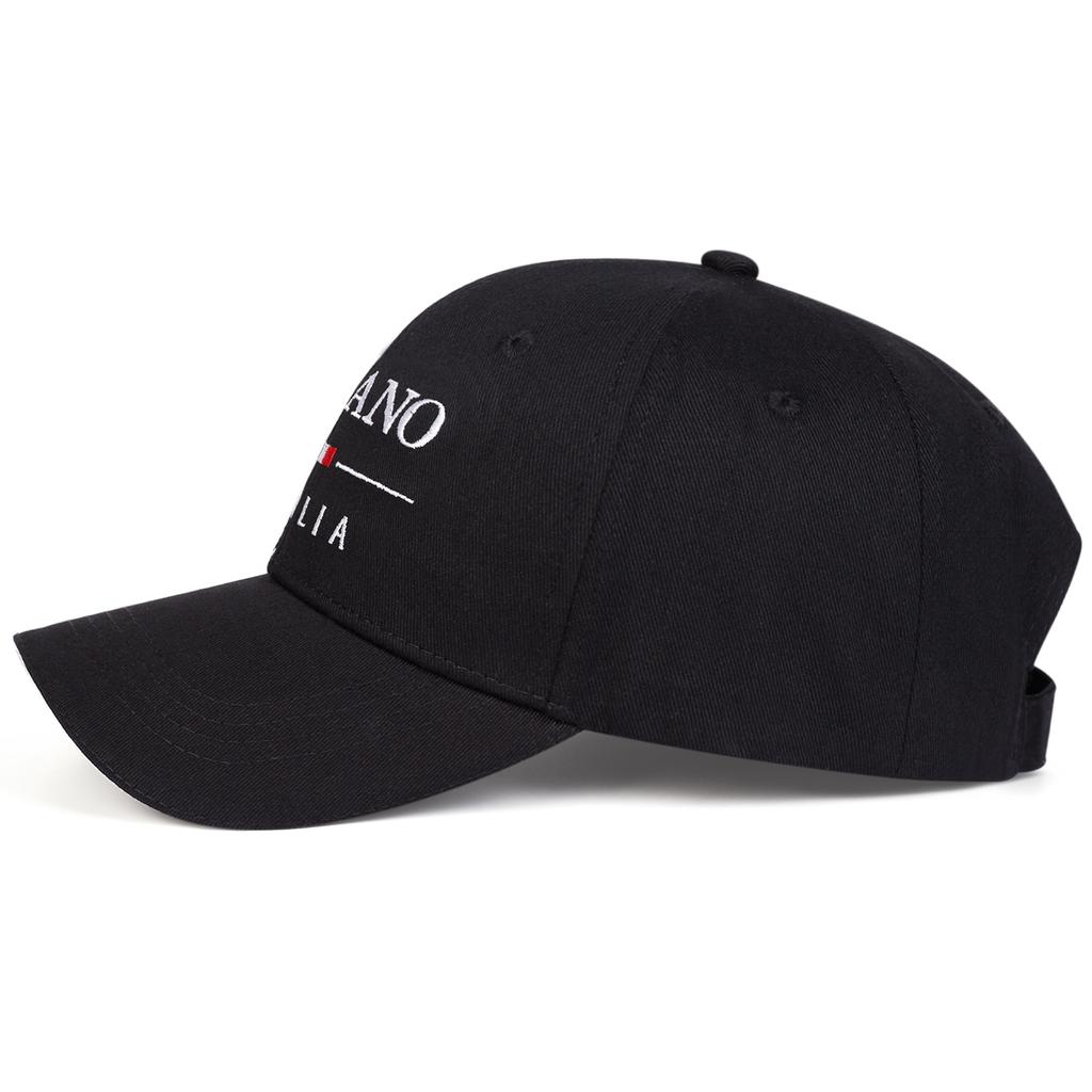 Baseball-Naht Genäht Bestickt Alphabet Italia Mailand Neutrales Geschlecht Damen Herren Für Kappen Frühling Herbst Outdoor Verstellbar Lässige Hüte