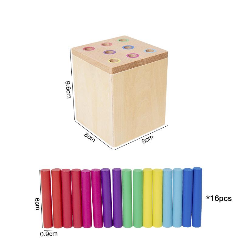 Joc de Clasificare Montessori Educație Timpurie Cutie de Clasificare cu Monede Cunoașterea Culorilor Blocuri de Potrivire a Formelor Material Didactic