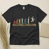 Volleyball Evolution T Shirt Funny Volleyball Gift Sports Tee Gildan Cotton Top
