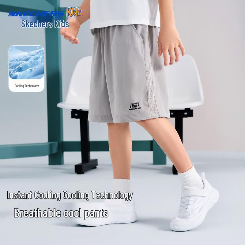 Skechers Boys Breathable Sport Casual Shorts 130