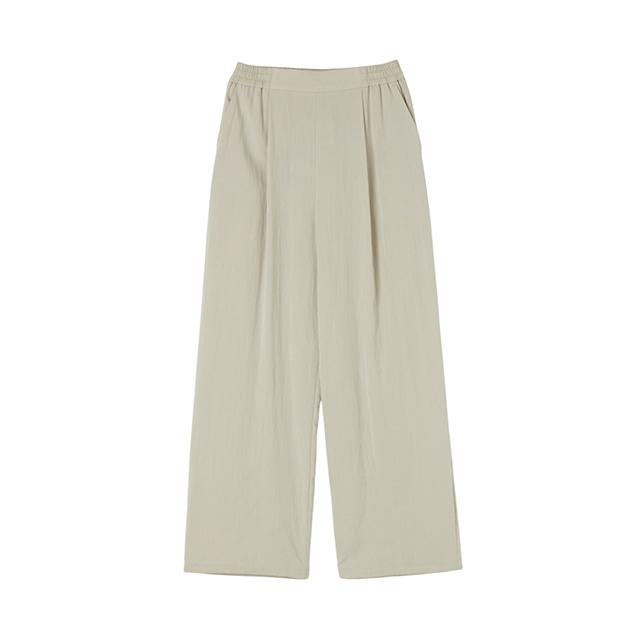 LAP Elastic Waist Single-Pleat Wide Pants Ar2Wp471