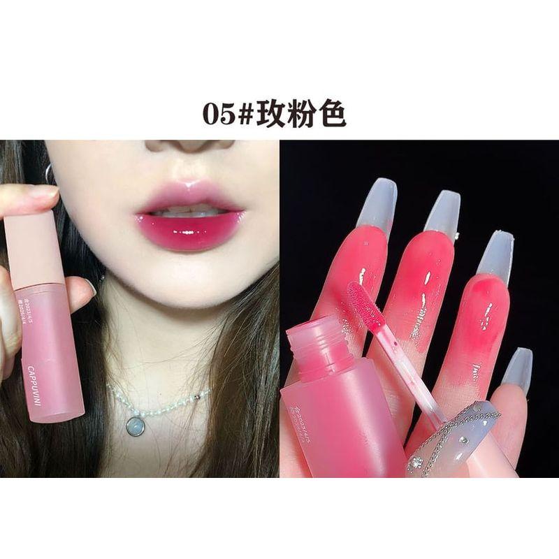 Cappuvini - Love Heart Mirror Lip Gloss - 6 Colors