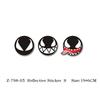 Urocze Naklejki Samochodowe Spider-Man Stylizacja Venom Wodoodporne Szyby Samochodowe Lusterka Wsteczne Śmieszne Naklejki Winylowe Dekoracje Szyby