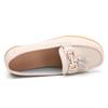 2025 Spring Autumn Shoes Woman tassel Cow Leather Flats Women Slip On Women's Loafers Female Moccasins Shoe Large Size 35-43