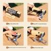 Ultralight Portable Outdoor Gas Stove: Windproof, High-Power Foldable Camping and BBQ Cookware