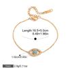 Yori New Stainless Steel Evil Eye Drop Bracelet Waterproof Metal Attractive Wrist Jewelry Accessories Wholesale Bijoux