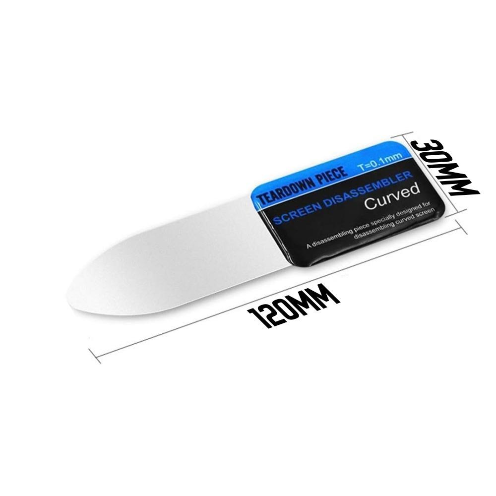 1/2/3Pcs Mobile Phone Curved LCD Screen Spudger Opening Pry Card Tools Stainless Steel Thin Flexible Mobile Phone Repair Tools